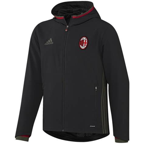 adidas presentatiepak 2017|Ac Milan Black Presentation Soccer Tracksuit 2016/17 .